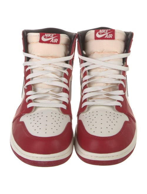 Nike Leather Colorblock Pattern Sneakers