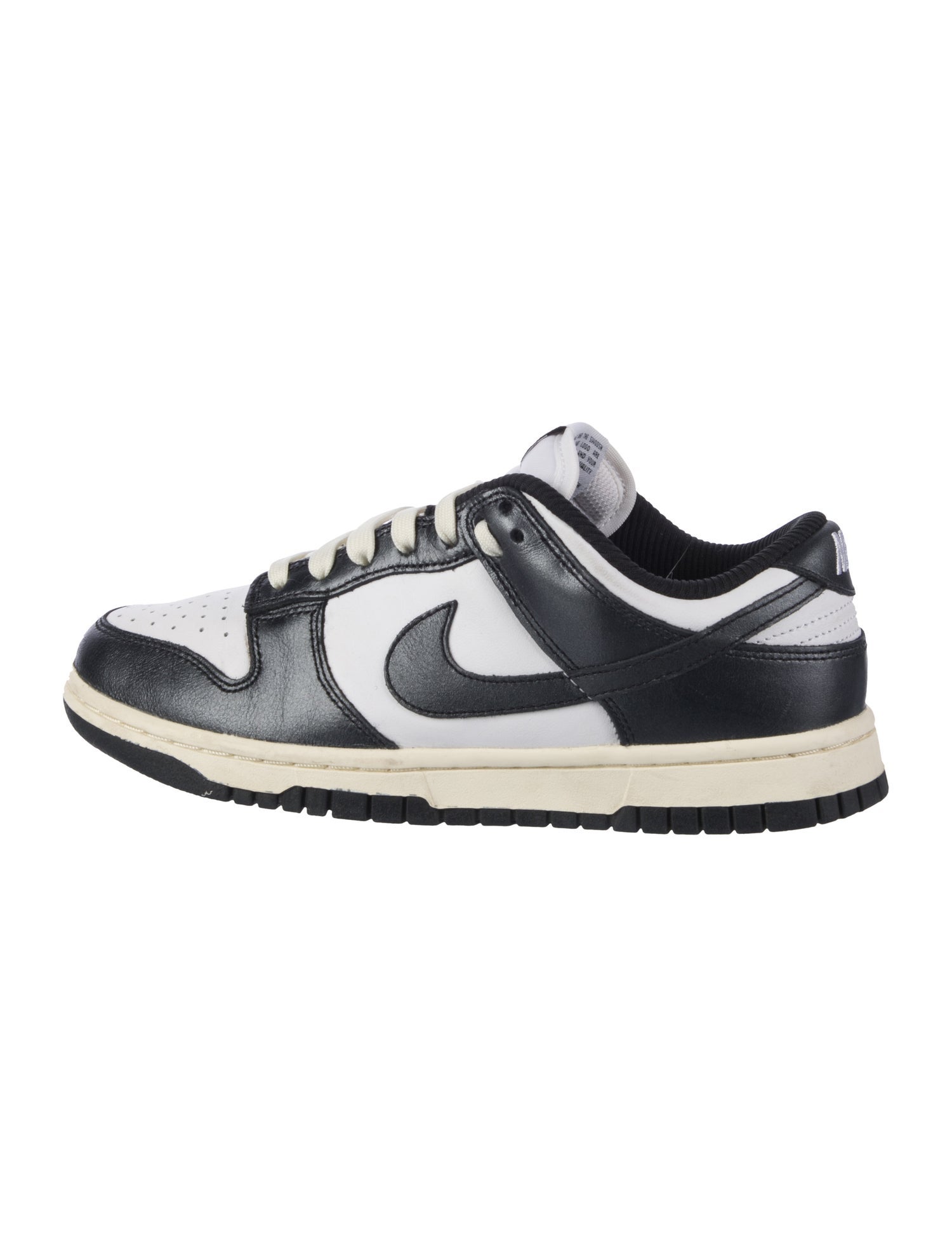 Nike Leather Colorblock Pattern Athletic Sneakers