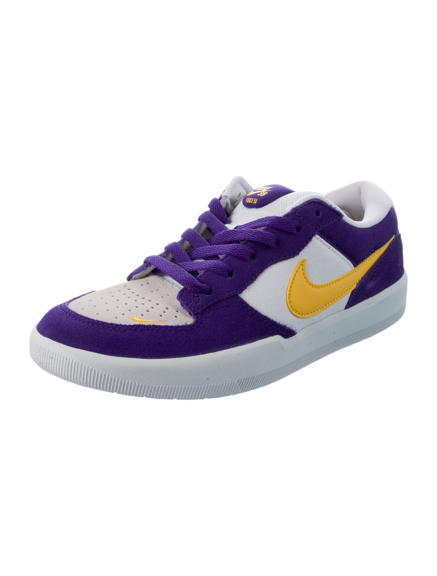 Nike Leather Colorblock Pattern Sneakers