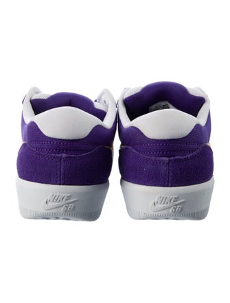 Nike Leather Colorblock Pattern Sneakers