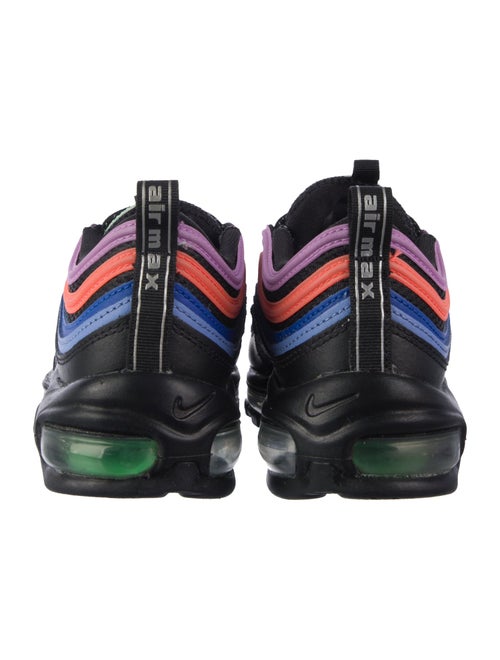 Nike Leather Colorblock Pattern Athletic Sneakers