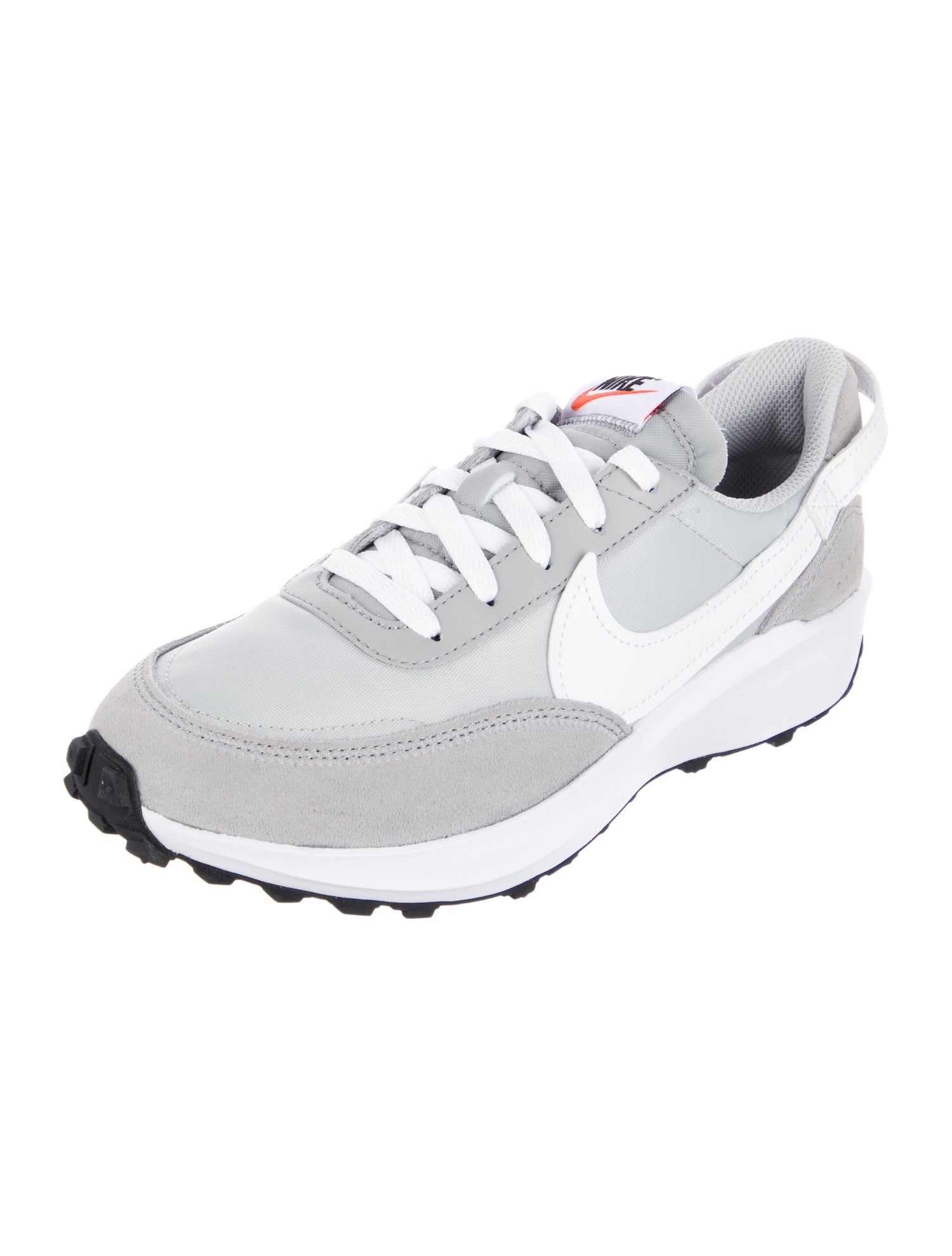 Nike Suede Colorblock Pattern Athletic Sneakers