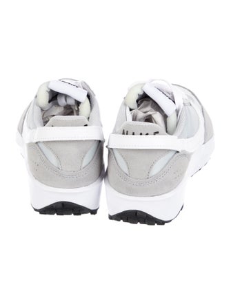 Nike Suede Colorblock Pattern Athletic Sneakers