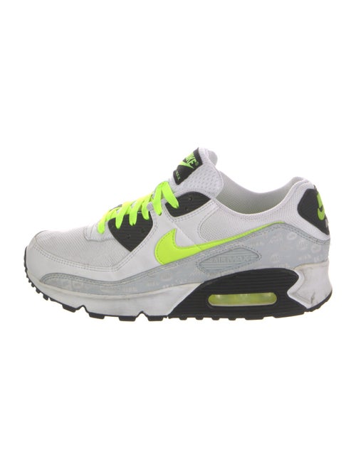Nike Air Max 90 'Reflective Logo - White Volt' Sneakers