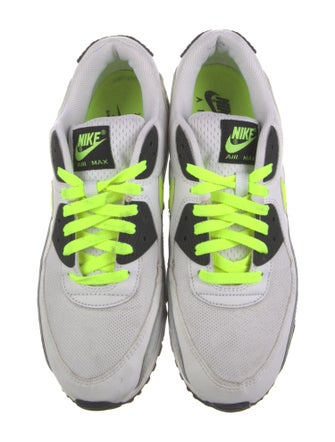 Nike Air Max 90 'Reflective Logo - White Volt' Sneakers