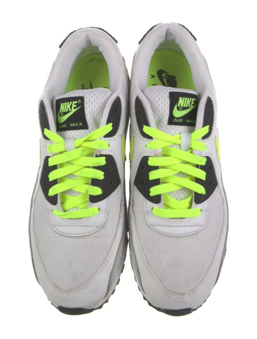 Nike Air Max 90 'Reflective Logo - White Volt' Sneakers