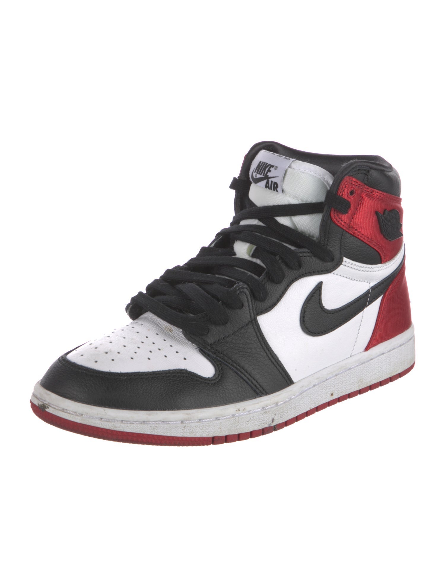 Nike Leather Colorblock Pattern Sneakers