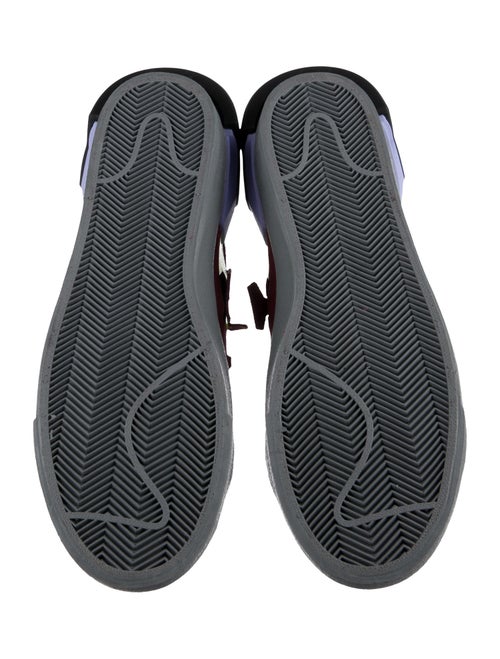 Nike Suede Colorblock Pattern Sneakers