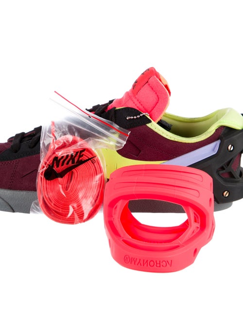 Nike Suede Colorblock Pattern Sneakers