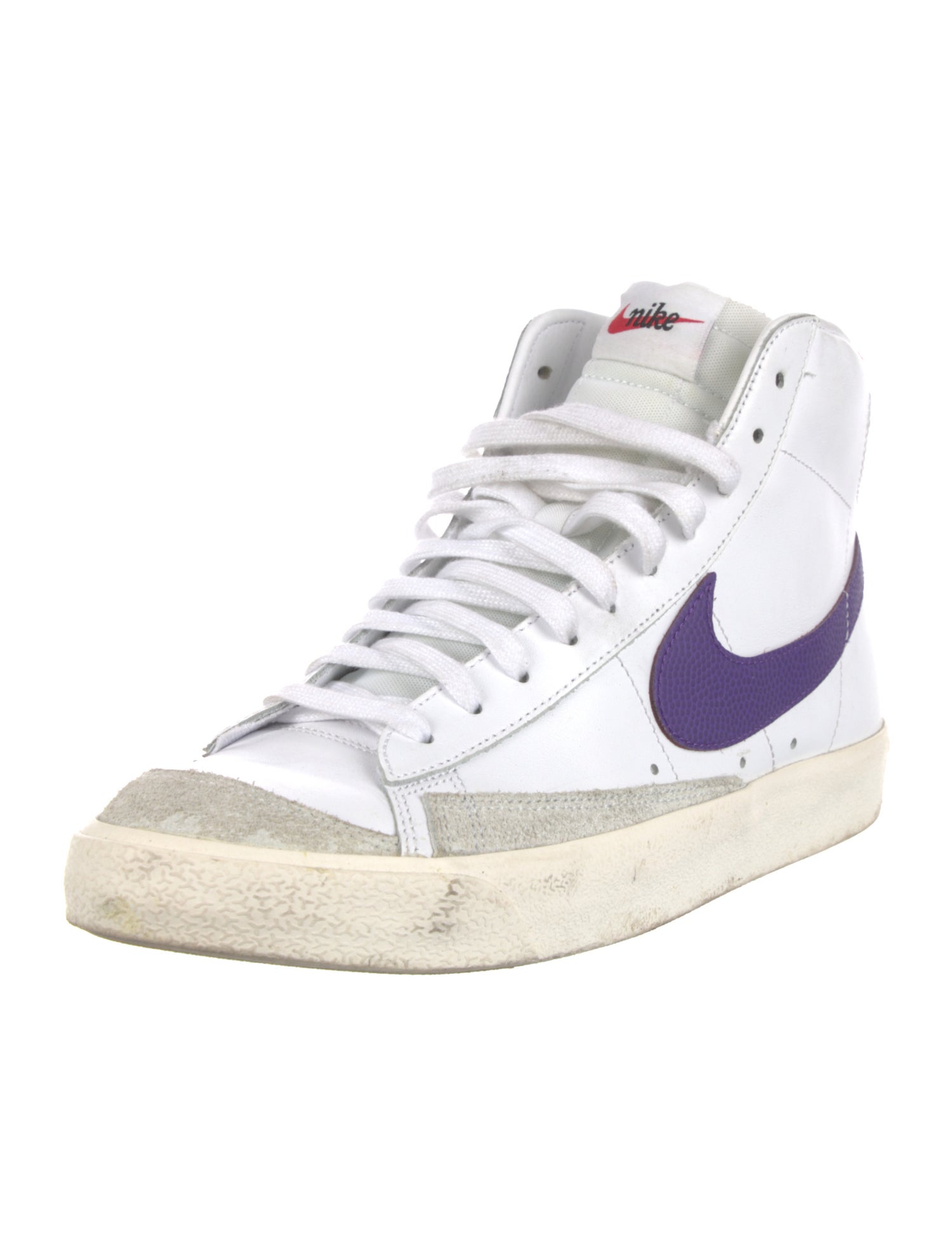 Nike Leather Printed Sneakers