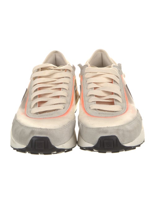 Nike Suede Colorblock Pattern Athletic Sneakers