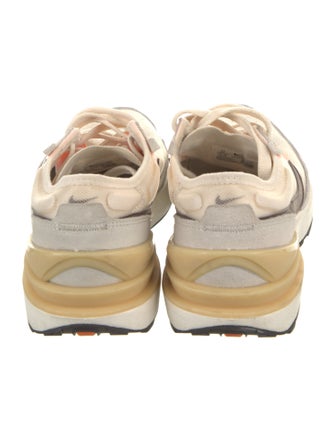 Nike Suede Colorblock Pattern Athletic Sneakers