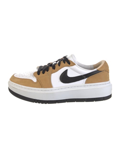 Nike Leather Colorblock Pattern Sneakers