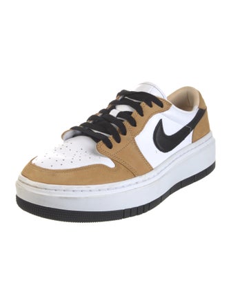 Nike Leather Colorblock Pattern Sneakers