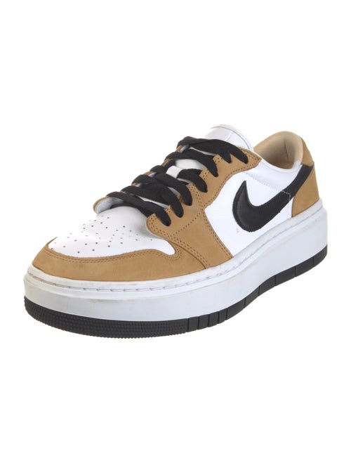 Nike Leather Colorblock Pattern Sneakers