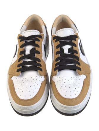 Nike Leather Colorblock Pattern Sneakers