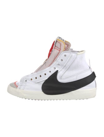 Nike Leather Printed Athletic Sneakers