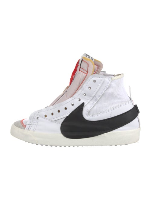 Nike Leather Printed Athletic Sneakers