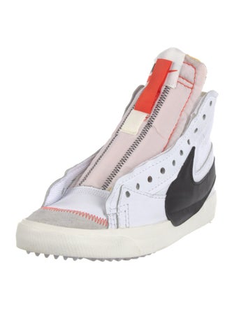 Nike Leather Printed Athletic Sneakers