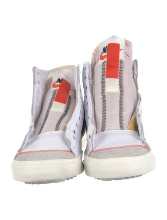 Nike Leather Printed Athletic Sneakers