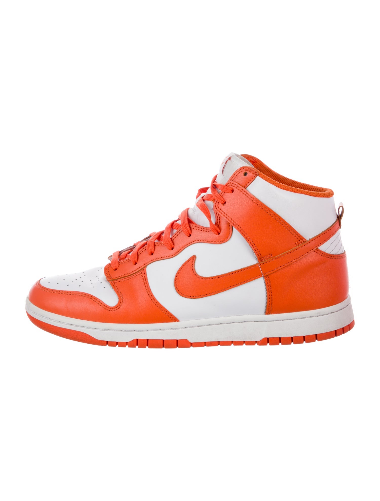 Nike Leather Colorblock Pattern Sneakers