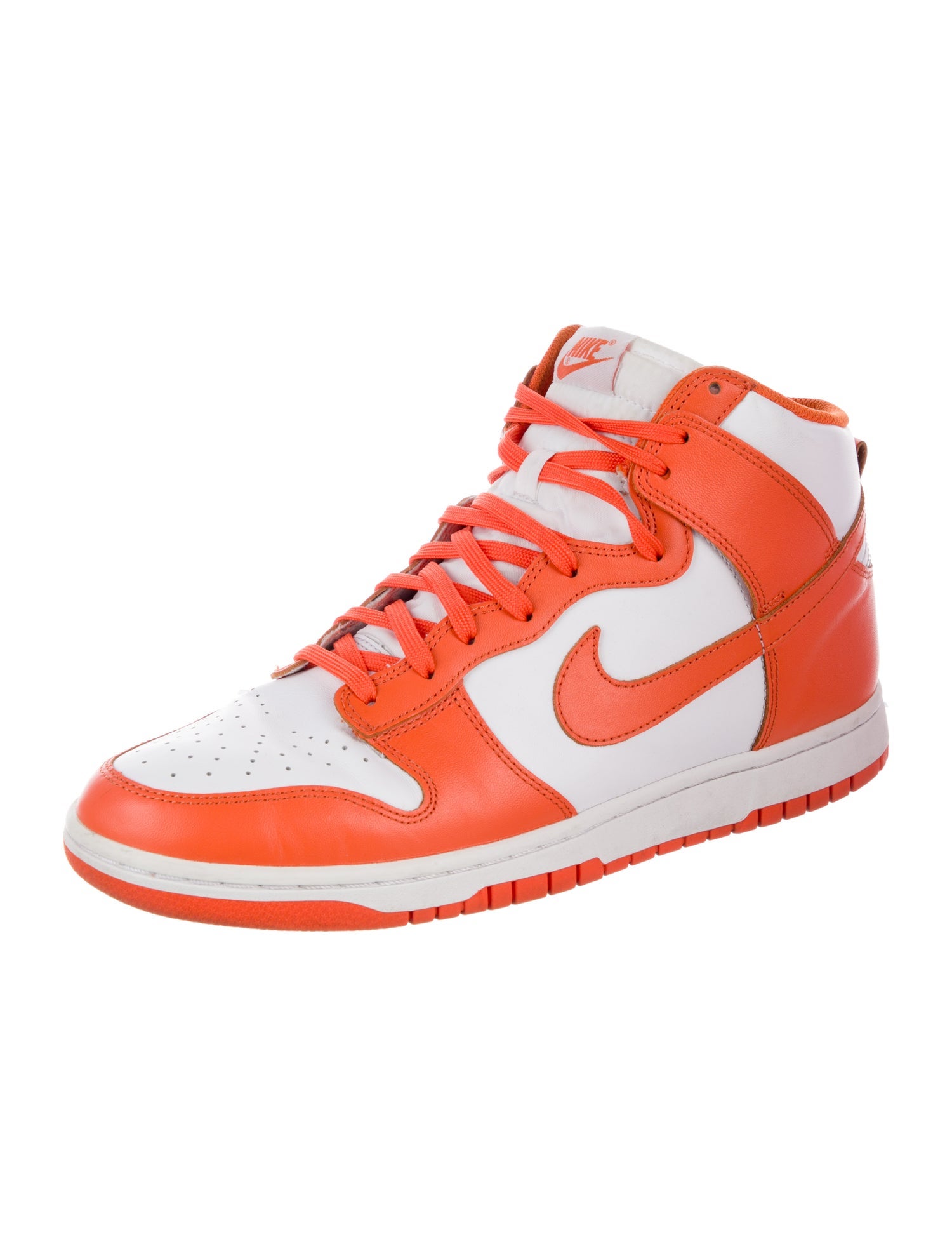 Nike Leather Colorblock Pattern Sneakers