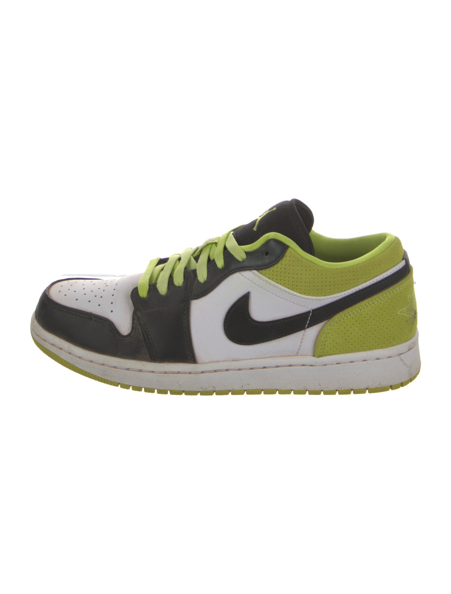 Nike Leather Colorblock Pattern Athletic Sneakers