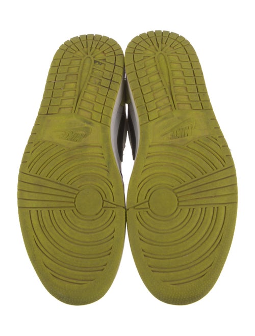 Nike Leather Colorblock Pattern Athletic Sneakers