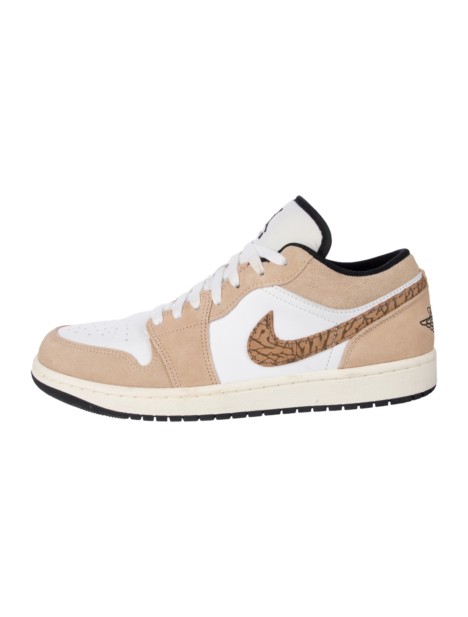 Jordan Suede Colorblock Pattern Sneakers