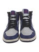 Jordan 1 Mid Deep Royal Blue Black Sneakers
