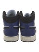 Jordan 1 Mid Deep Royal Blue Black Sneakers
