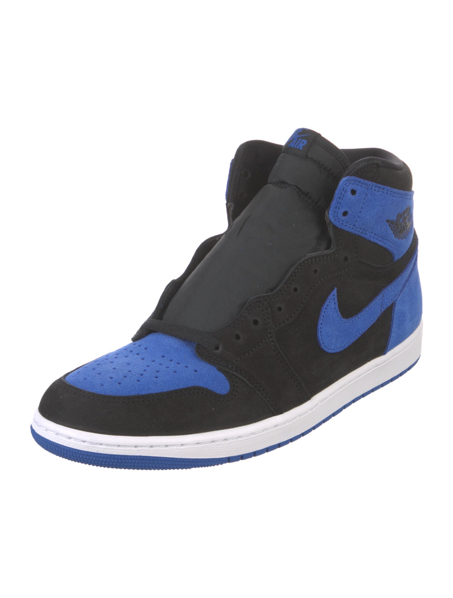 Nike Suede Colorblock Pattern Athletic Sneakers
