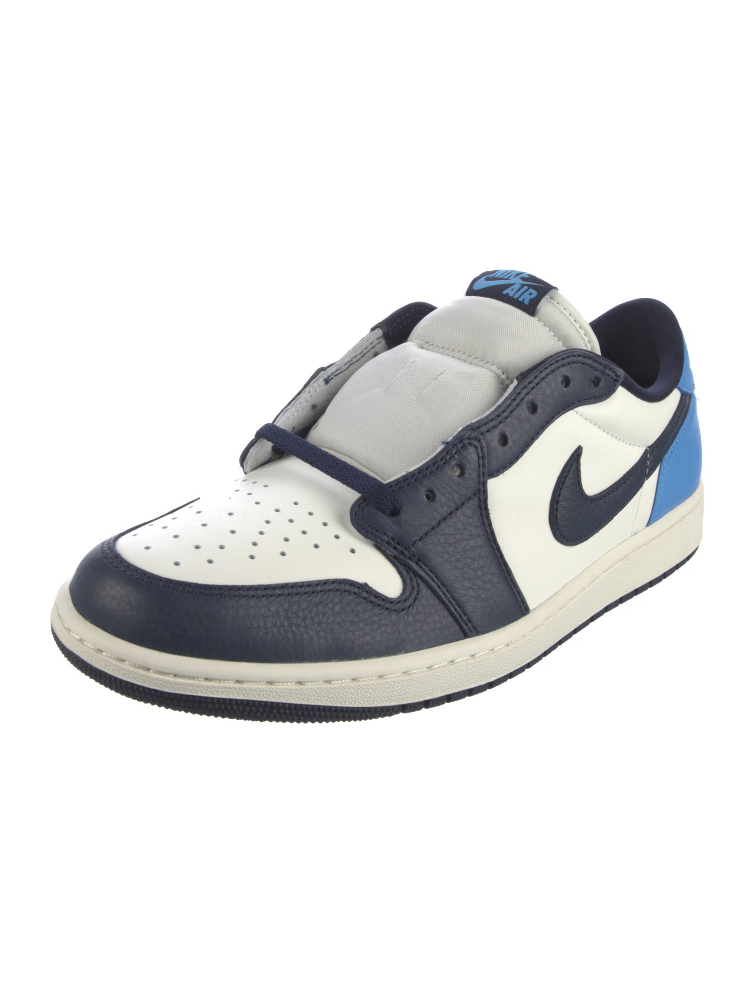 Nike Leather Colorblock Pattern Sneakers w/ Tags
