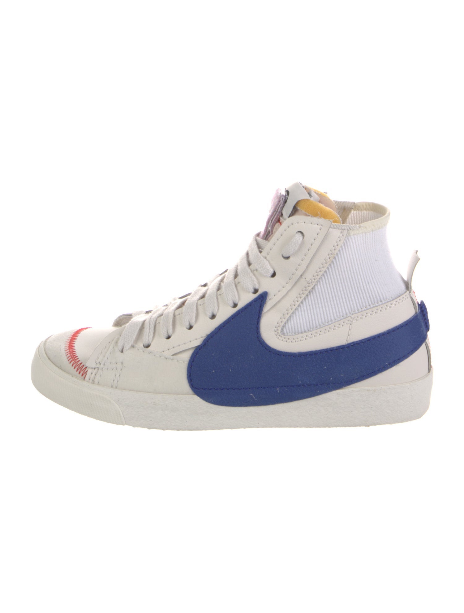 Nike Leather Colorblock Pattern Sneakers