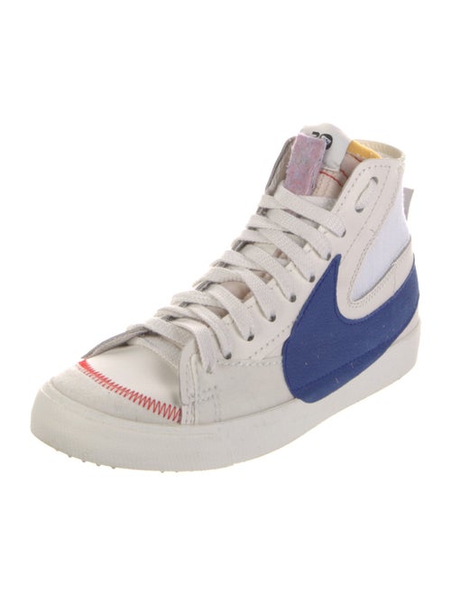 Nike Leather Colorblock Pattern Sneakers
