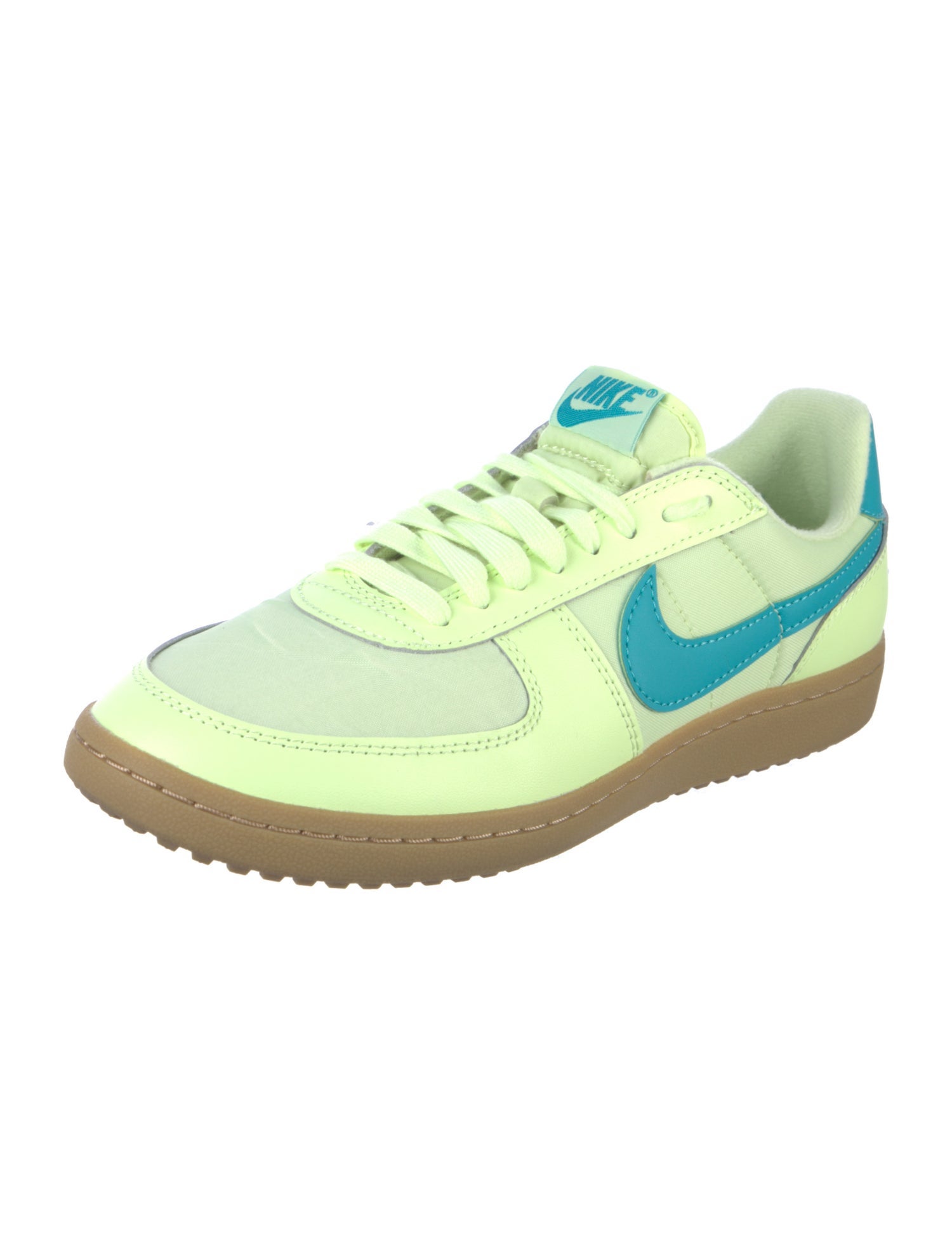 Nike Leather Colorblock Pattern Sneakers