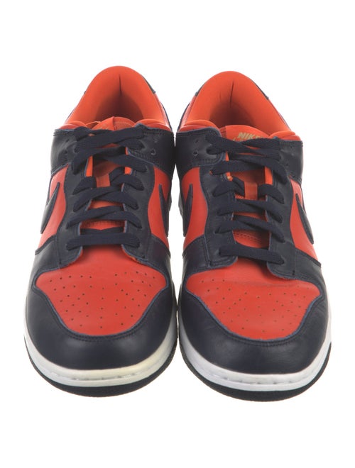 Nike Leather Colorblock Pattern Sneakers