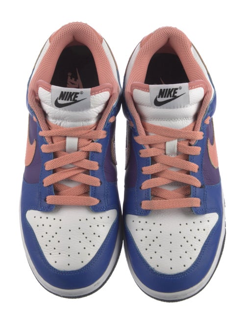 Nike Leather Colorblock Pattern Sneakers