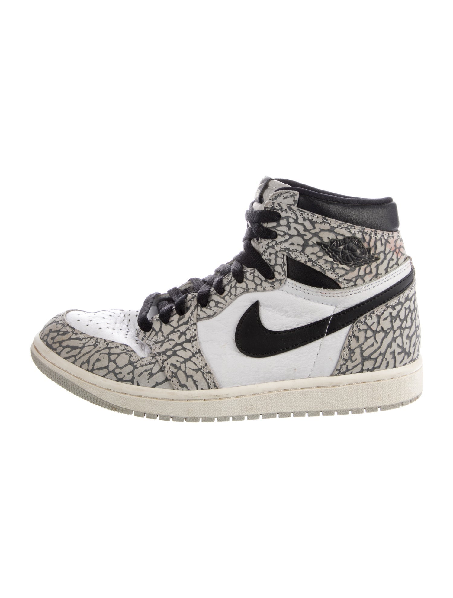 Nike Leather Printed Athletic Sneakers