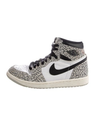 Nike Leather Printed Athletic Sneakers