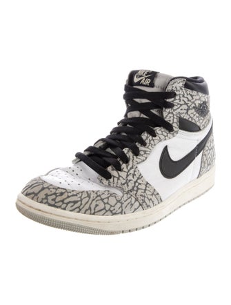 Nike Leather Printed Athletic Sneakers