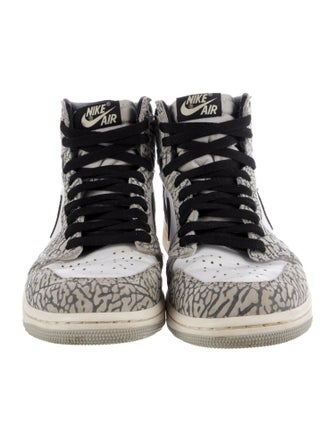 Nike Leather Printed Athletic Sneakers