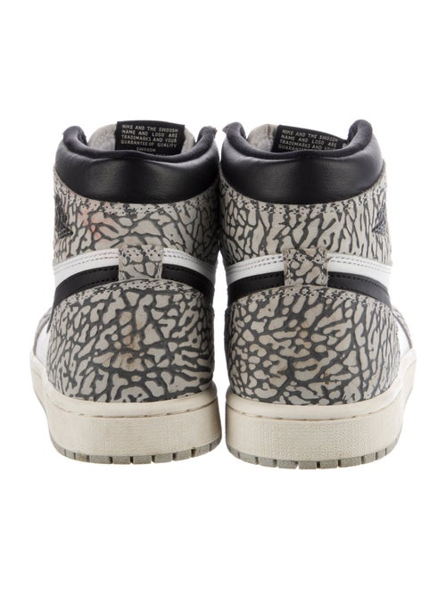 Nike Leather Printed Athletic Sneakers