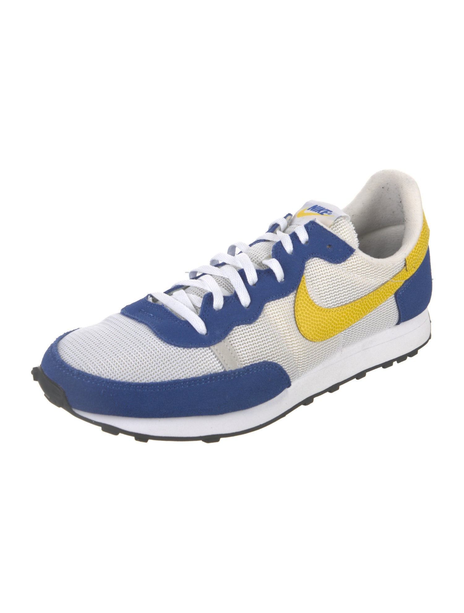 Nike Suede Colorblock Pattern Sneakers