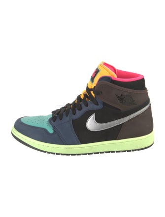 Nike Nubuck Colorblock Pattern Sneakers