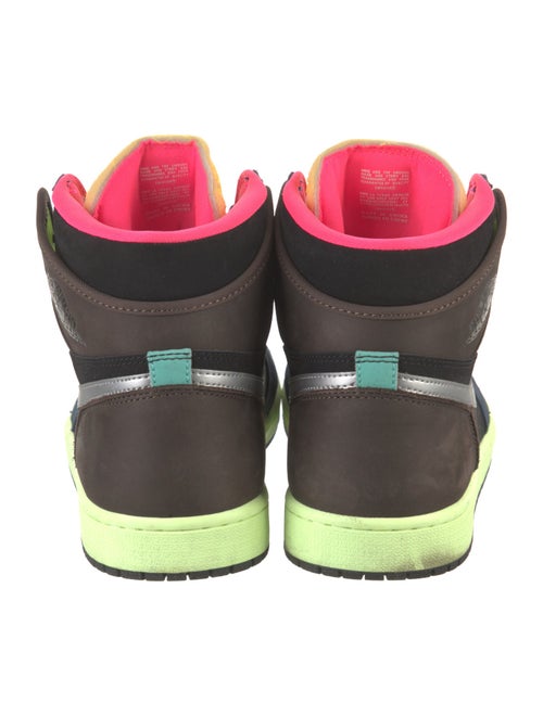 Nike Nubuck Colorblock Pattern Sneakers