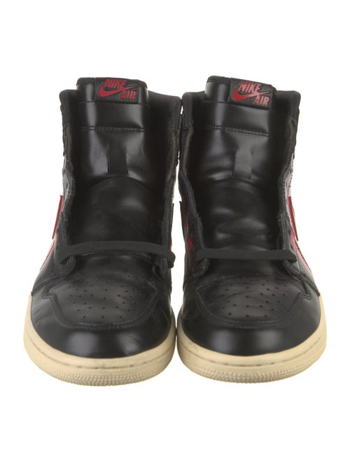 Nike Leather Colorblock Pattern Sneakers