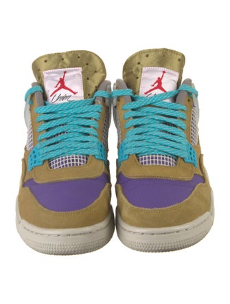 Nike Suede Colorblock Pattern Sneakers