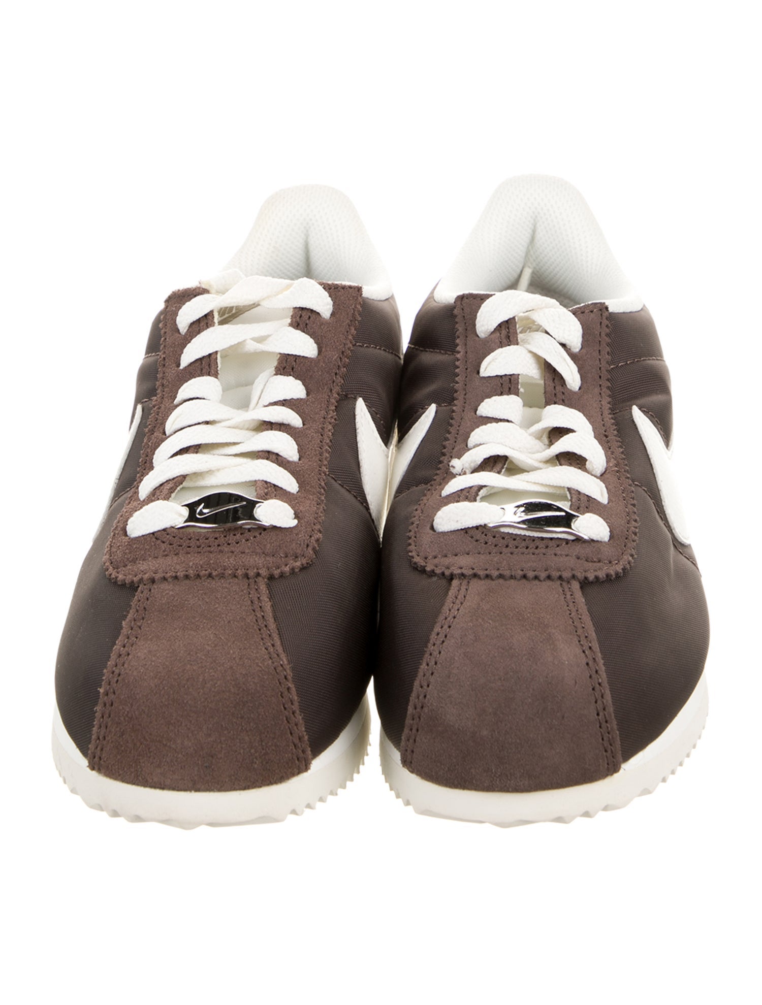 Nike Leather Colorblock Pattern Sneakers