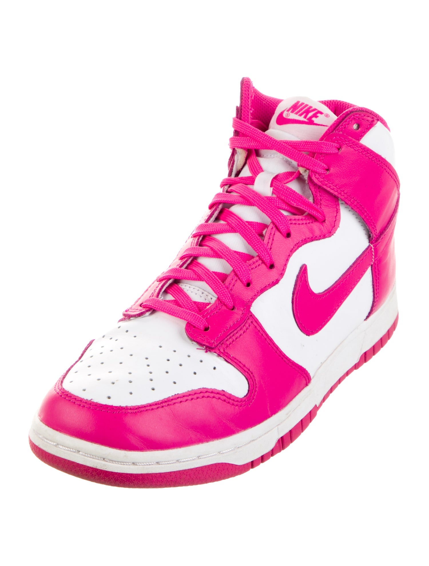 Nike Leather Colorblock Pattern Wedge Sneakers